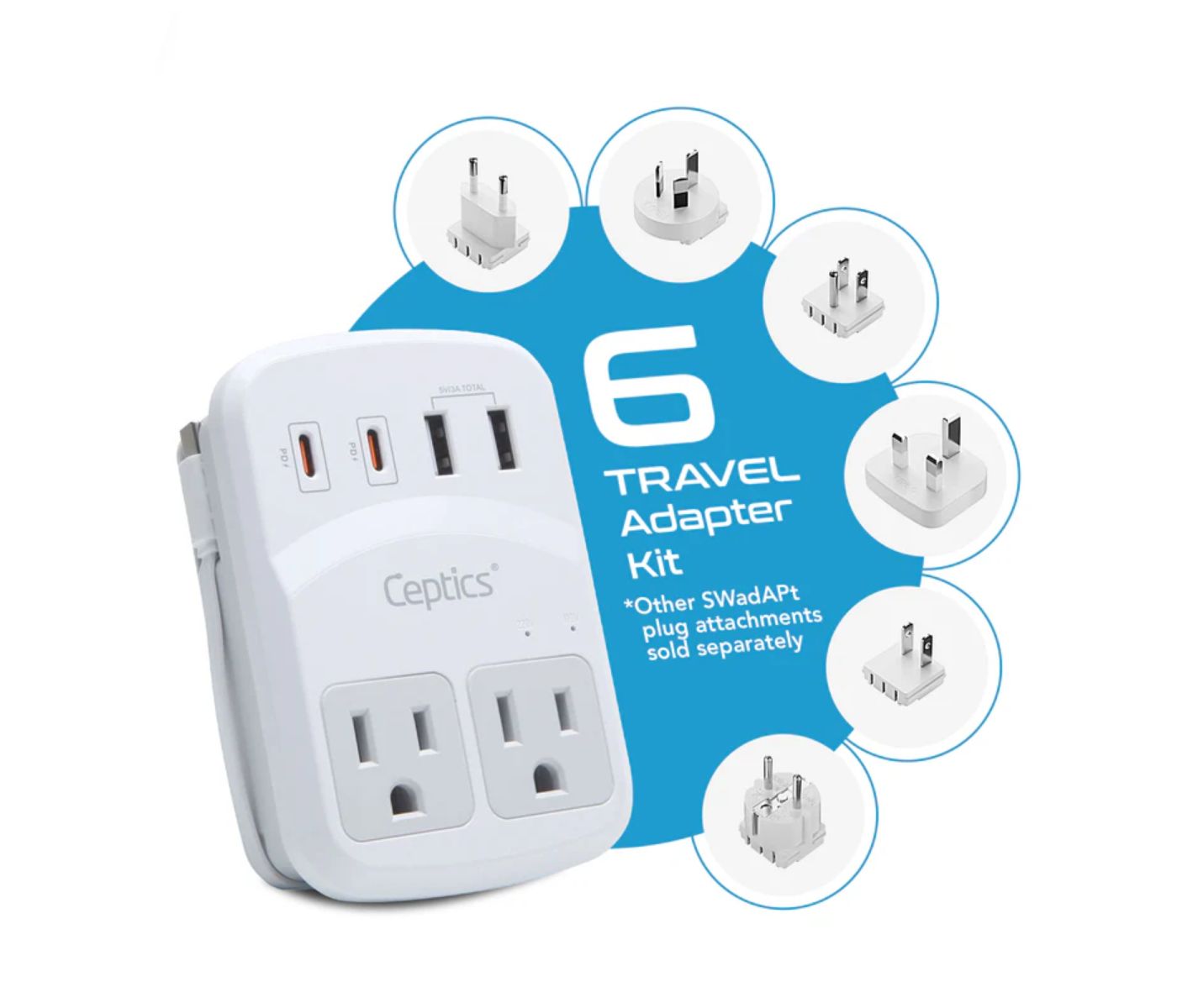 World Travel Adapter Kit